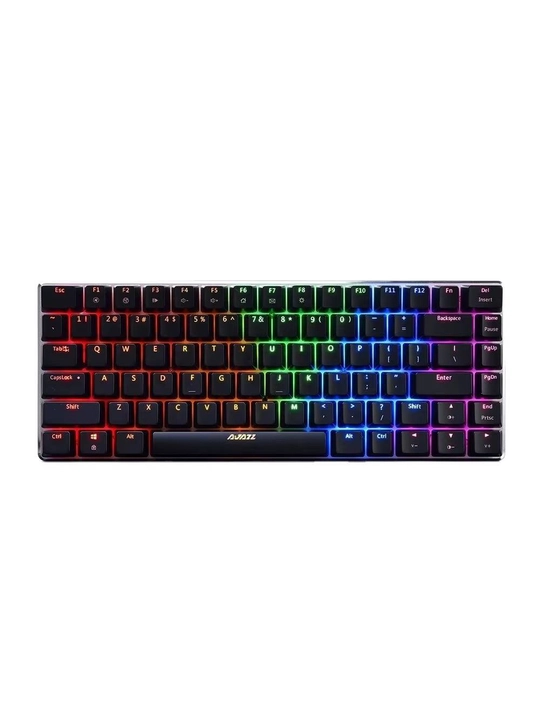 Клавиатура с RGB подсветкой для геймеров и офиса, механическая клавиатура, игровая