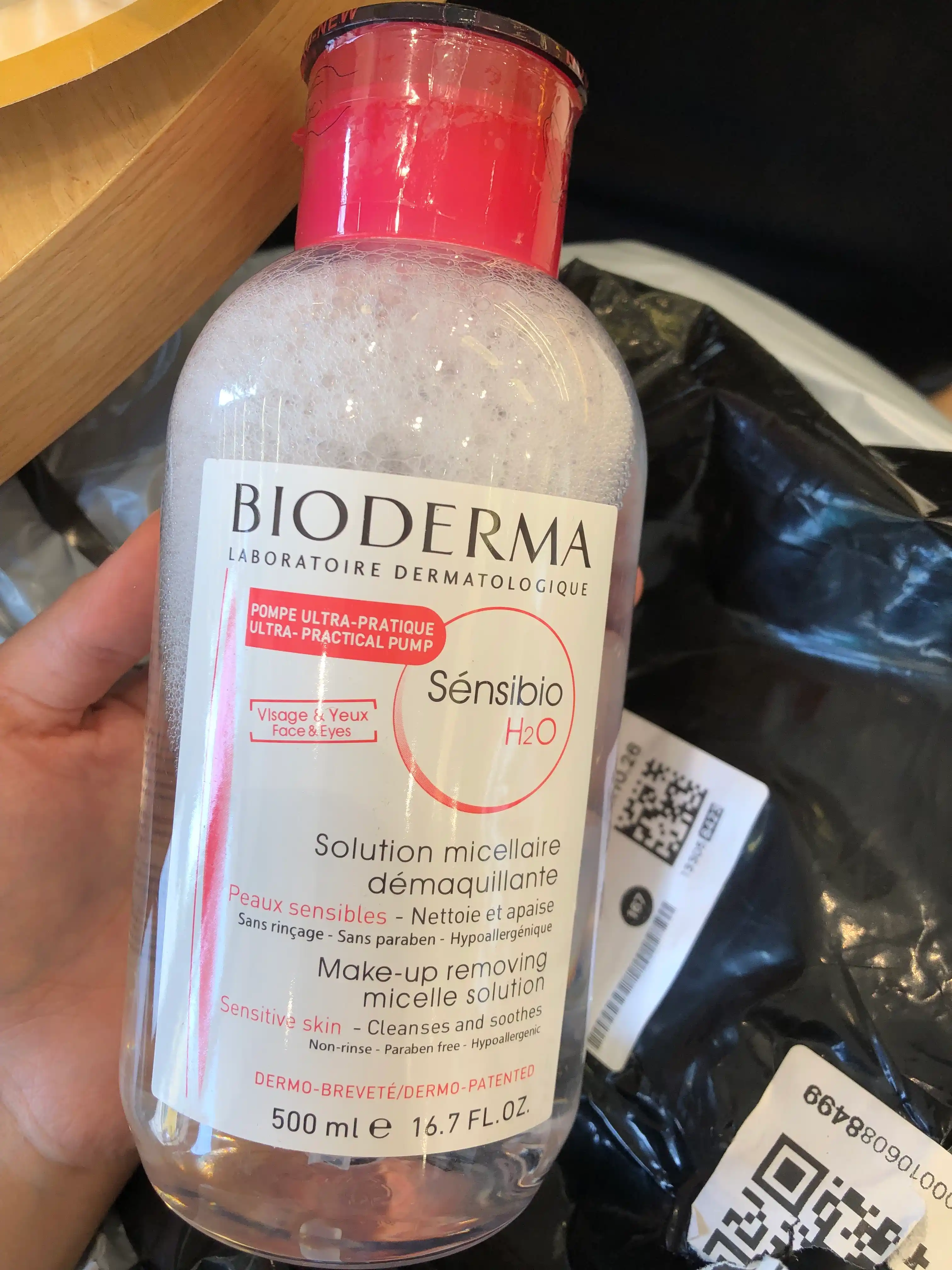 Mitsellyar suvi, Bioderma Sebium; H20, 500 ml