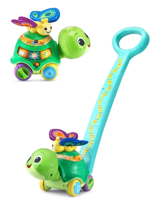VTech Черепаха: толкай и изучай, интерактивная каталка для детей 12–36 мес - 