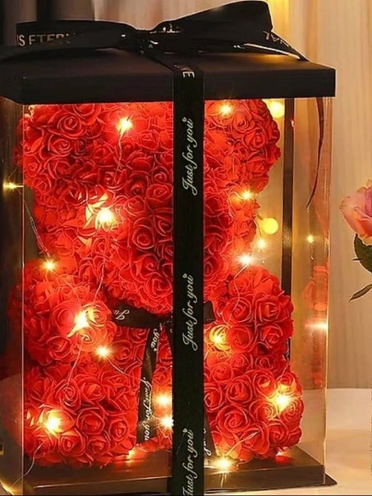 Batareykali LED girlyanda Rosa, 3 metr, 4 xil rang, yangi yil va uy uchun bezak