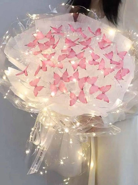 Batareykali LED girlyanda Rosa, 3 metr, 4 xil rang, yangi yil va uy uchun bezak
