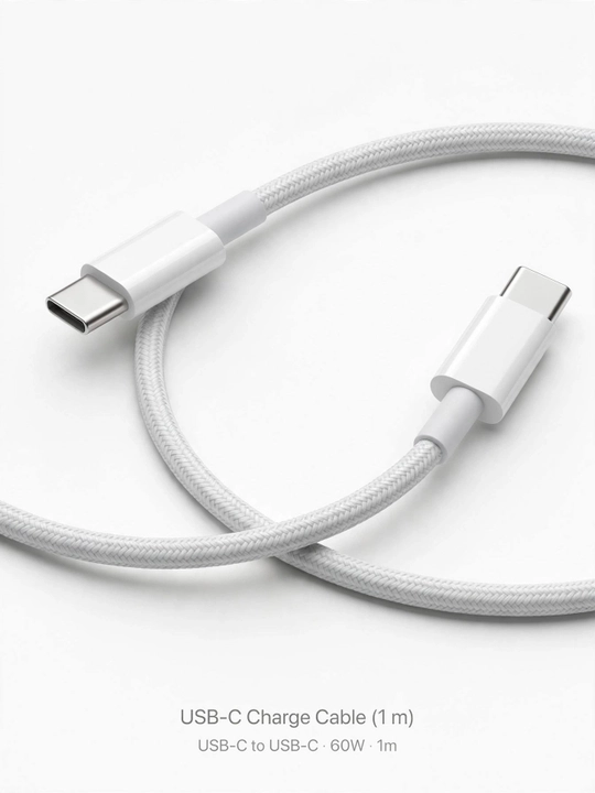 Tezkor quvvatlash kabeli, USB Type-C to Type-C Cabel 60w, 1 m