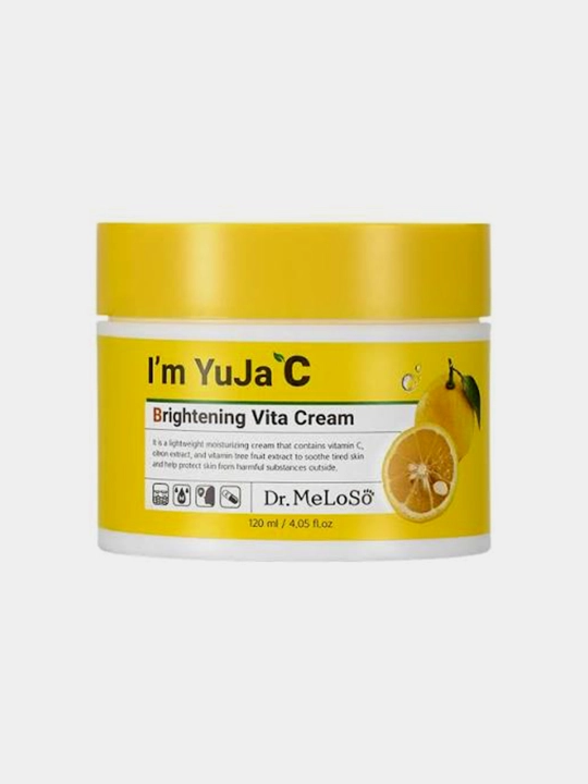 Dr.MeLoSo I'm YuJa C Brightening Vita Cream, осветляющий крем с витамином C, 120 мл - 