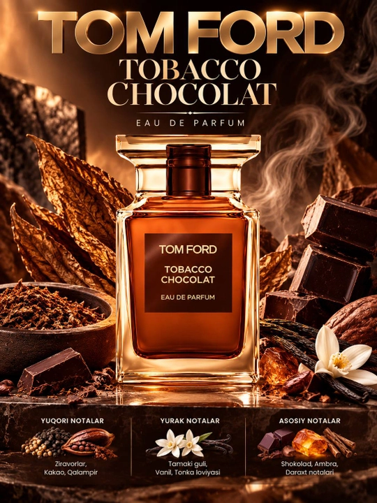 Tom Ford Tobacco Chocolat — сочетание шоколада и табака, представленное, ATIRCHI.UZ - 