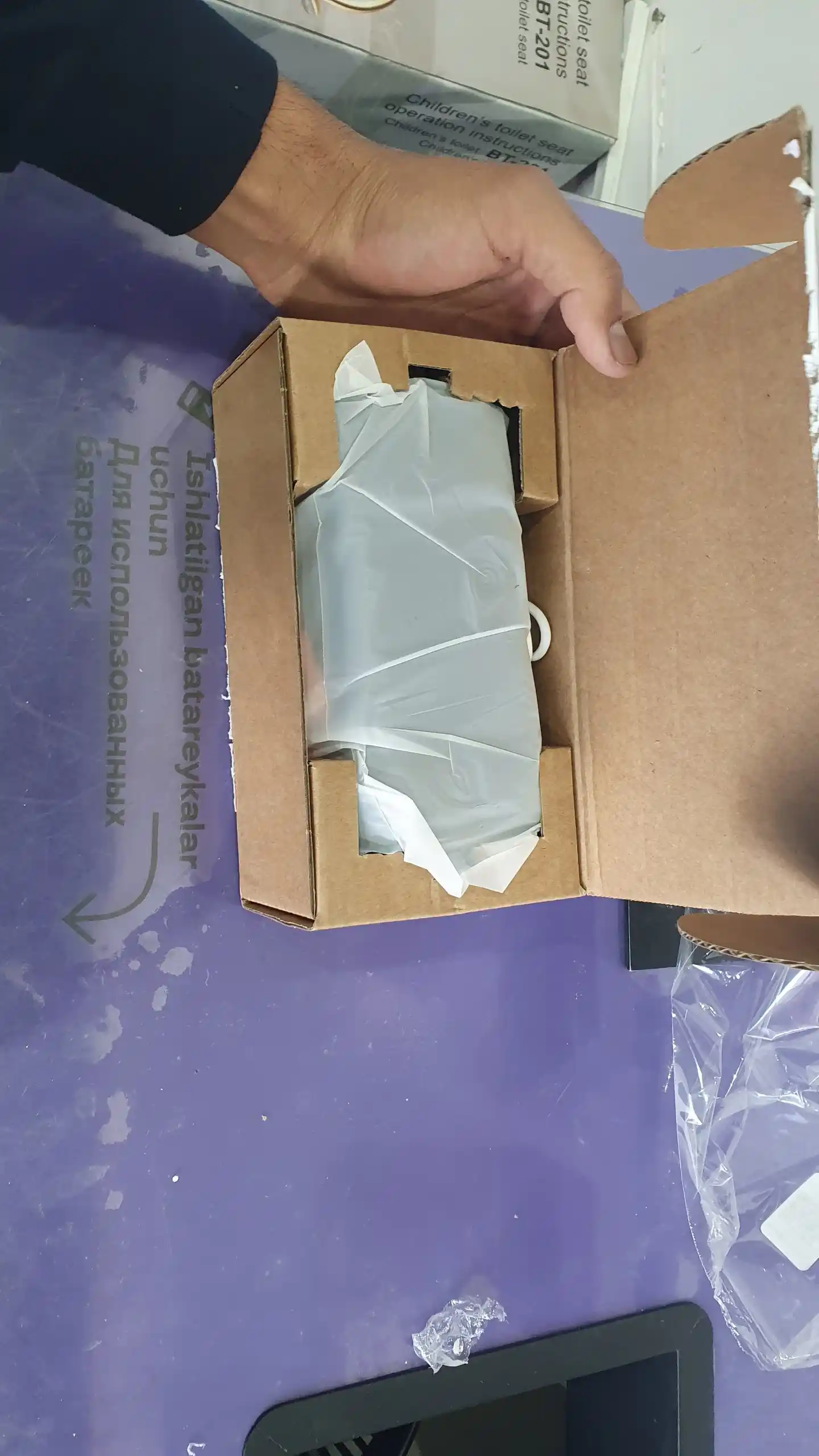 Power Bank 20000mA 66W tezkor quvvat bilan tashqi akkumulyatori +4 kabel bilan