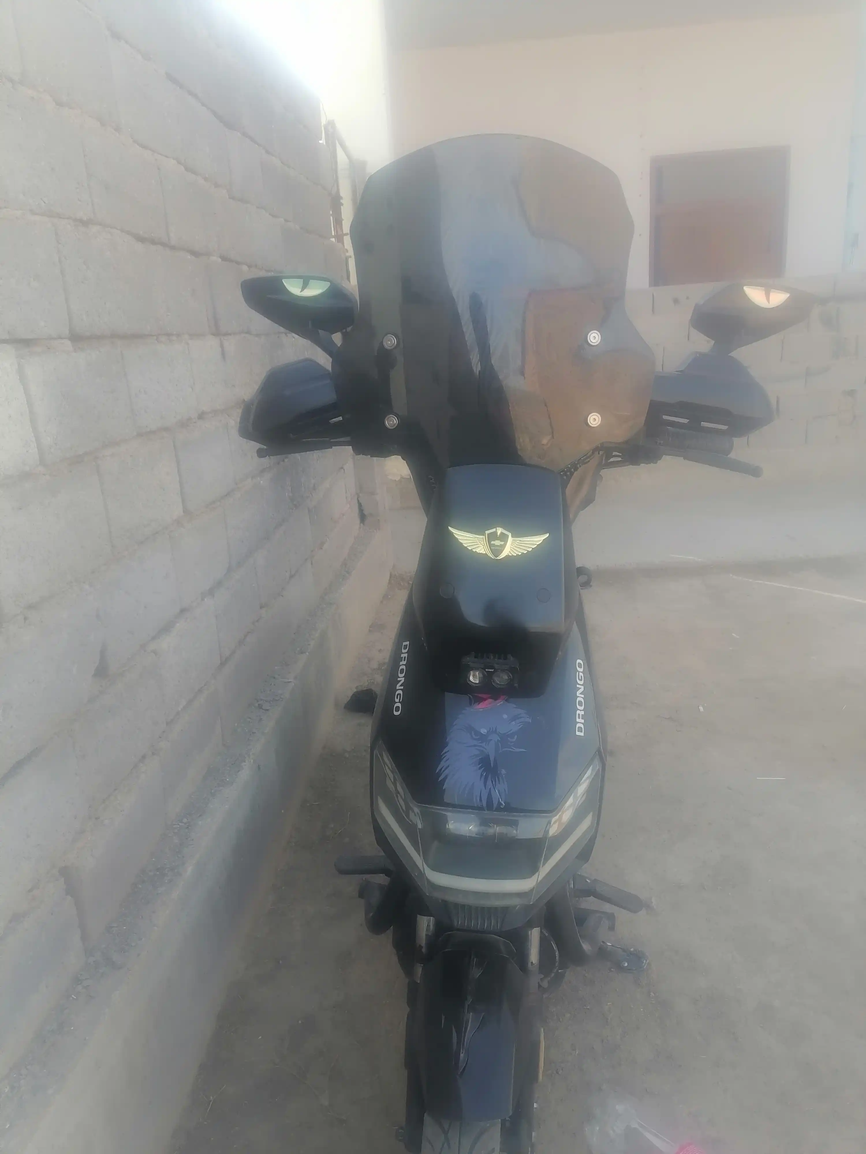 Old shamol qaytargich oyna skuter, mototsikl va velosiped uchun, universal