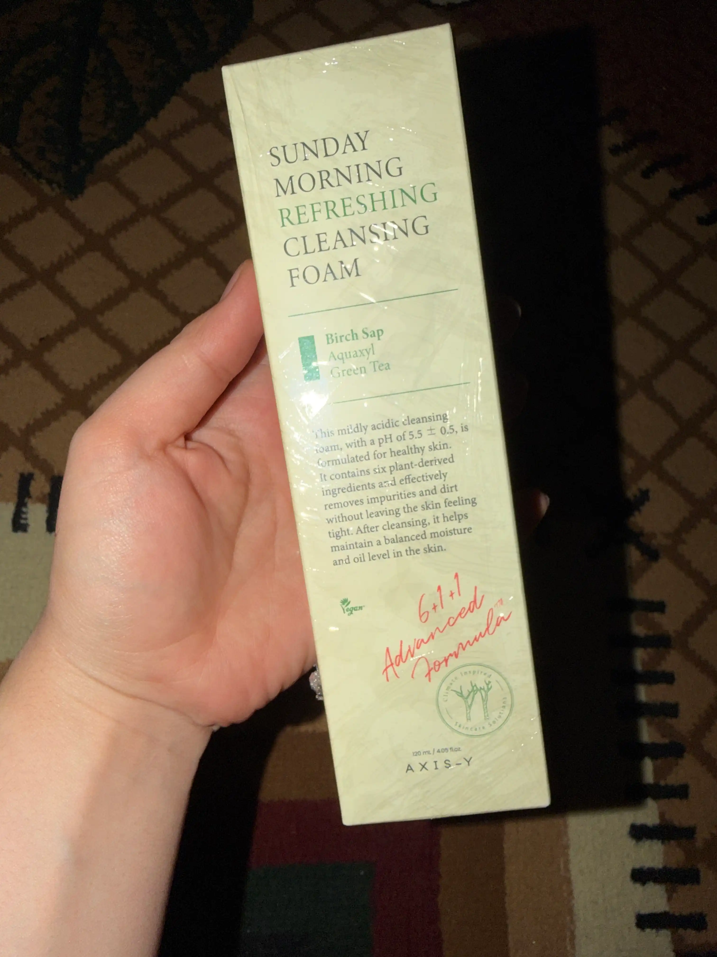 AXIS-Y Sunday Morning Refreshing Cleansing Foam, yuz yuvish ko‘pigi, 120 ml