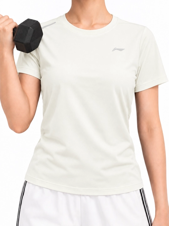 Ayollar sport futbolkasi Li-Ning ATSW488 fitnes va mashg‘ulotlar uchun
