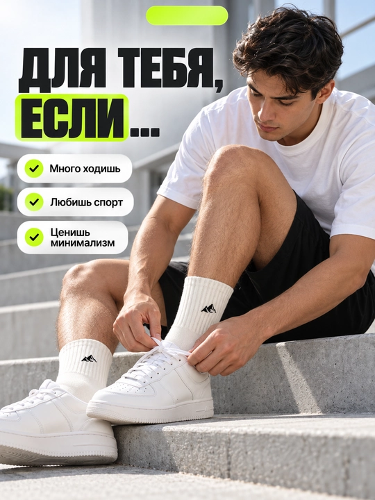 Erkaklar uchun sport paypoqlari