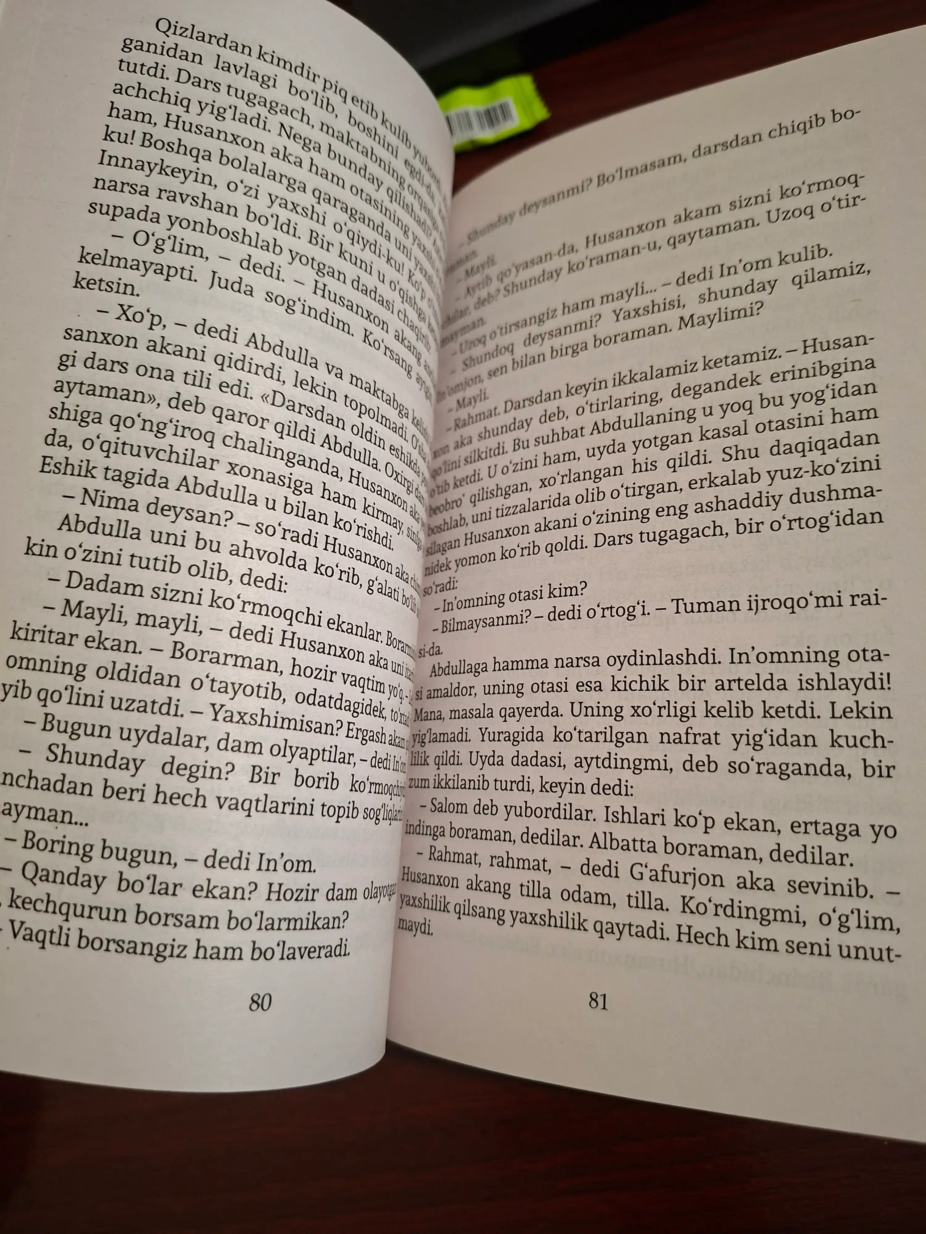 Odam bo'lish qiyin, O'lmas Umarbekov