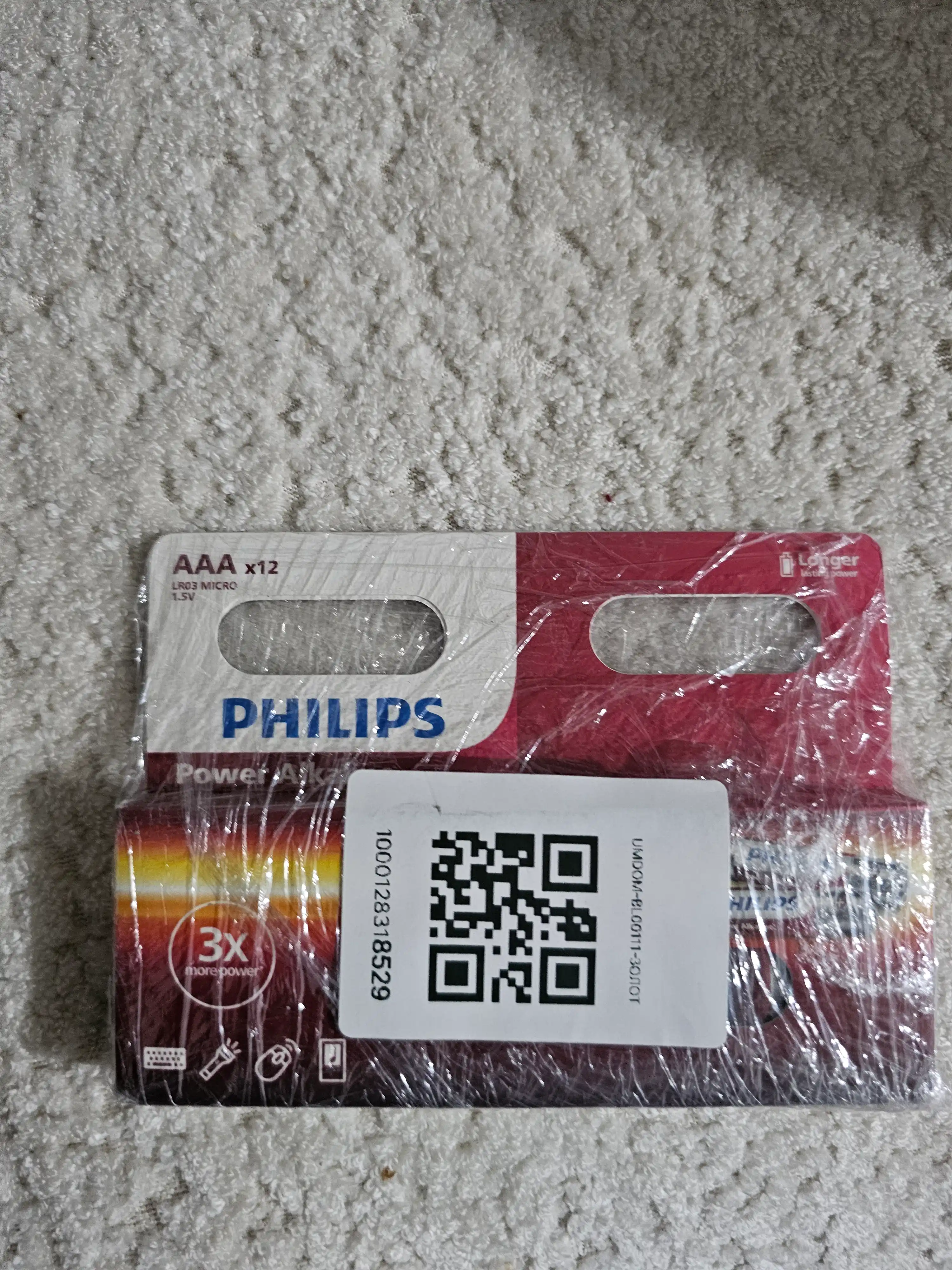 Philips Батарейки LR03P12W/51 ААА/AA алкалиновые 1,5v.Батарейка CR2032