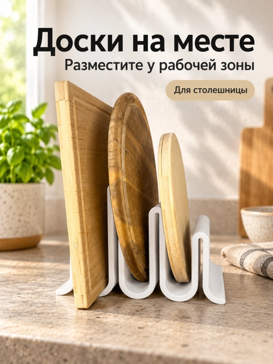 Подставка для разделочных досок для хранения на кухне