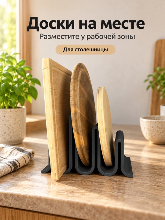 Подставка для разделочных досок для хранения на кухне