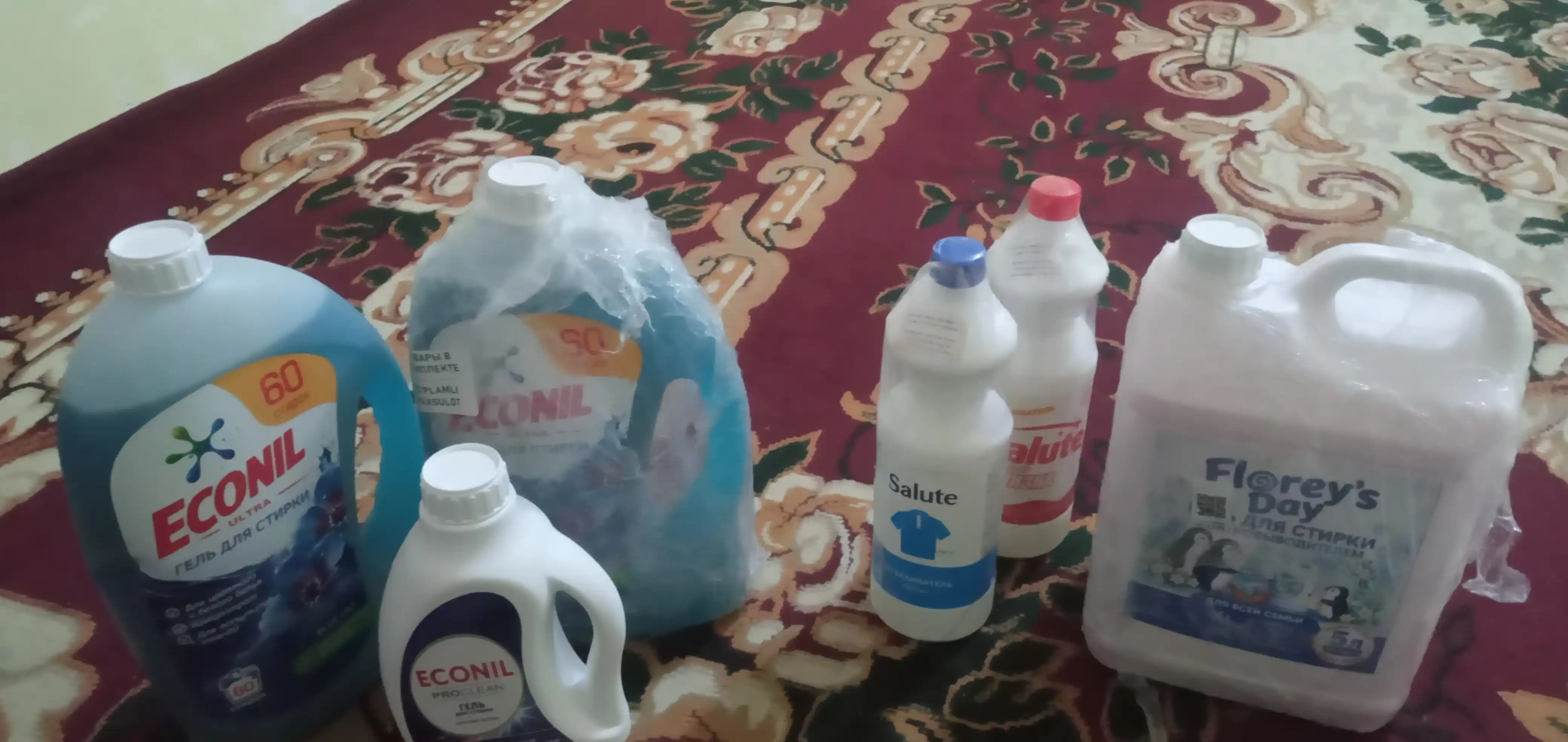 Econil kir yuvish geli 1 l+1 l=2 l, suyuq kir yuvish kukuni