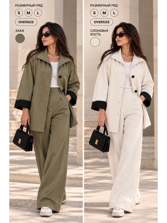 Ayollar va qizlar uchun tizzadan yuqori klassik trench-plash