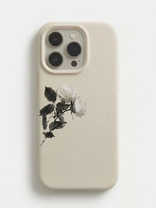 Кейс, чехол для iPhone 17 16 15 14 13  с floral текстурой красивый чехол на айфон айфон