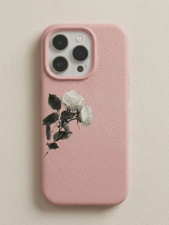 Кейс, чехол для iPhone 17 16 15 14 13  с floral текстурой красивый чехол на айфон айфон