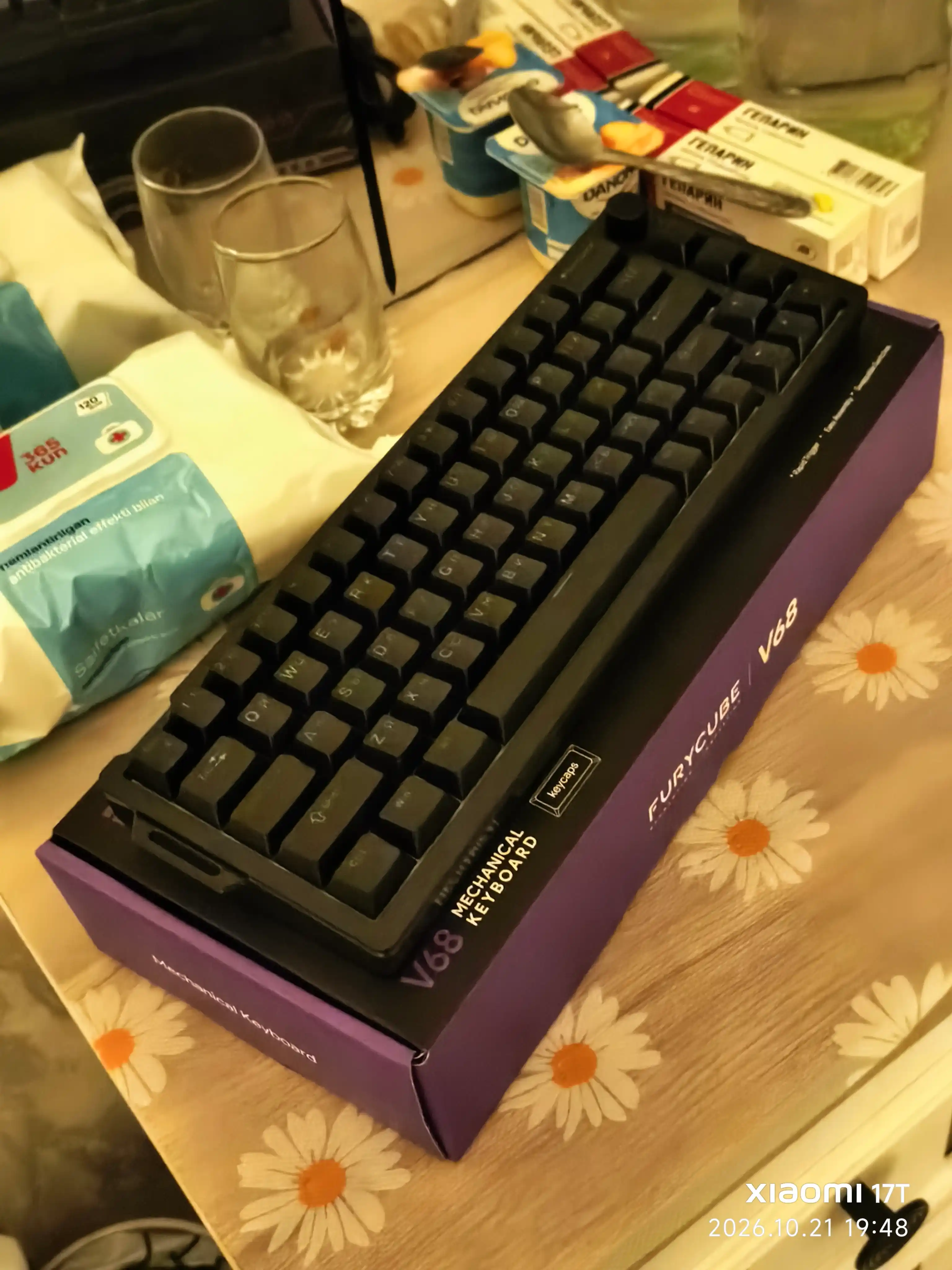 O‘yin uchun kibersport klaviaturalari ZIFRIEND AG68, RX75PRO VA BD61 oʻyin RGB yoritgichli