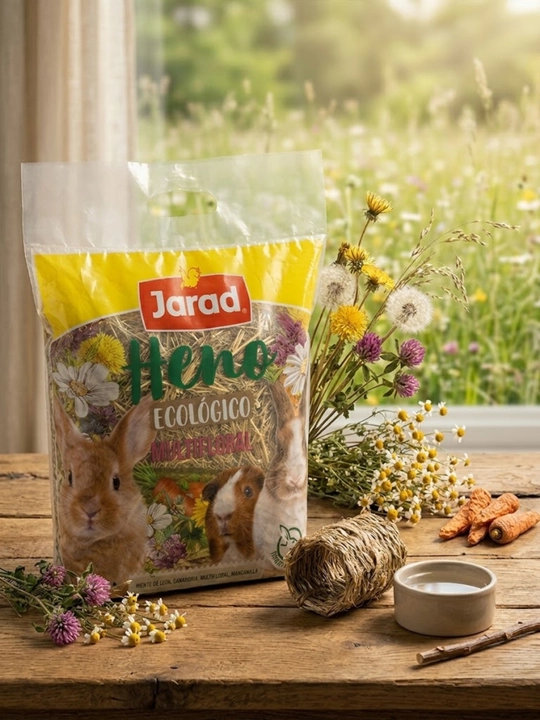 Jarad Heno Ecológico Multifloral — натуральное сено для кроликов и грызунов 500/1000 гр
