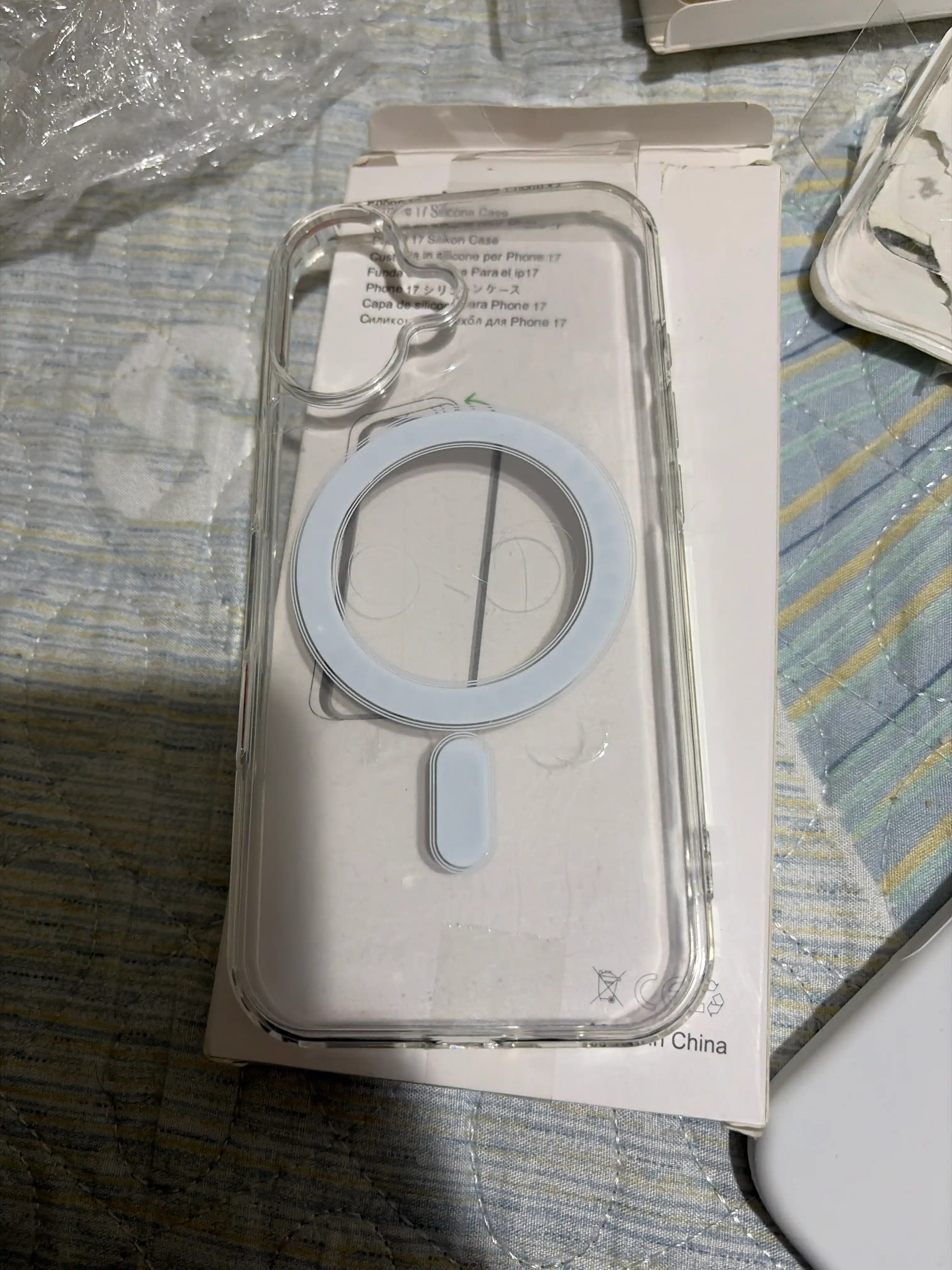 IPhone uchun MagSafe shaffof g‘ilof, Clear Case Magnetic, barcha modellar