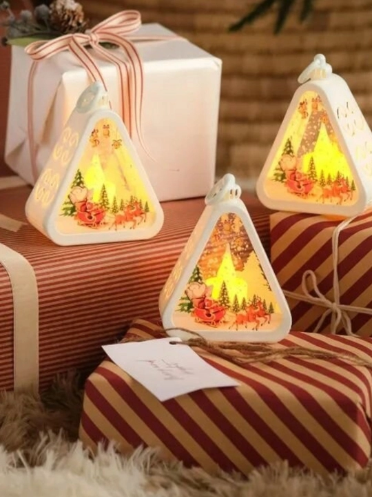 LED sham, Rojdestvo, bayram bezagi, haykalcha, uy uchun