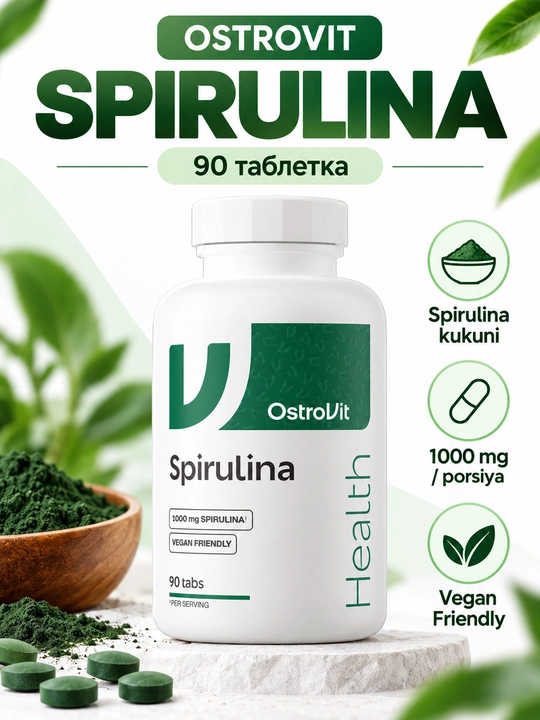 OstroVit Spirulina 90 tabs - 