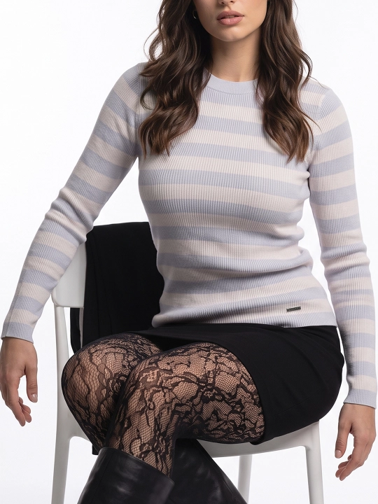 Ayollar jemperi longsliv Stripe Soft