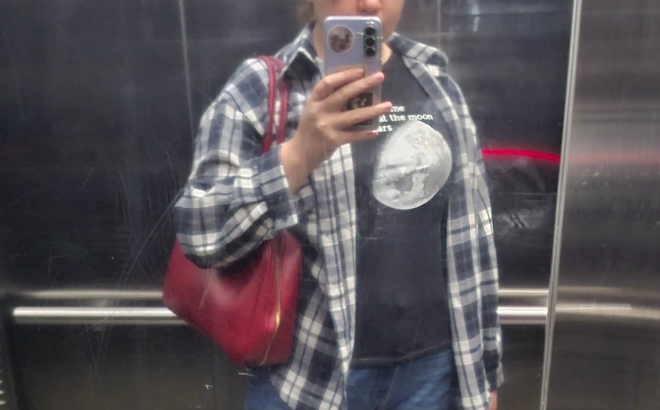 AishazaR Женские рубашки в клетку, oversize