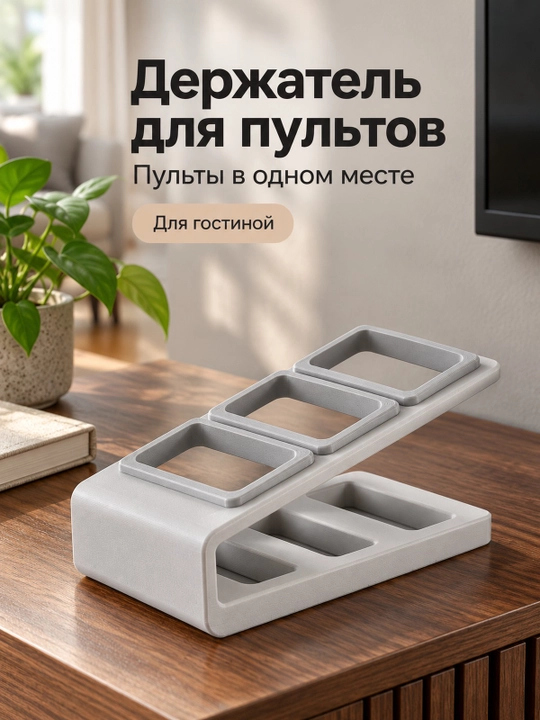 Держатель для пультов для аккуратного хранения - 