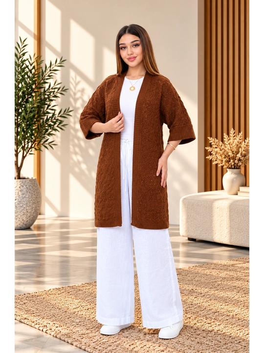 Ayollar to'qilgan kardigani. R036/26 - 