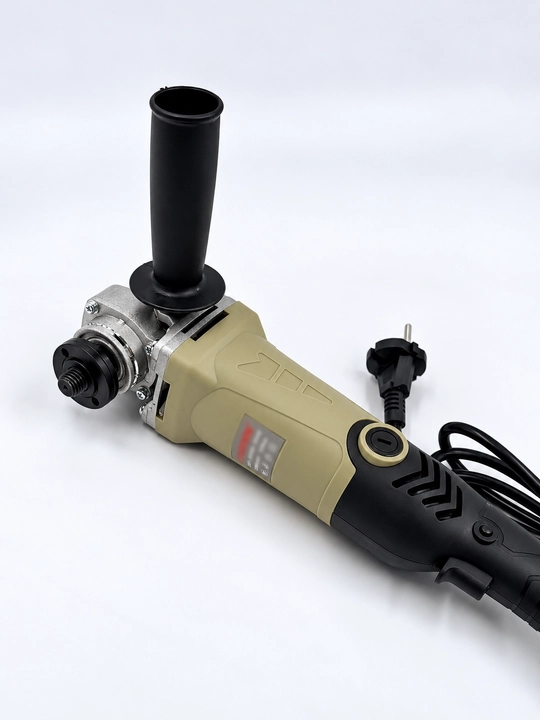Bolgarka 125mm, 6 tezlikli elektr burchak silliqlash mashinasi, kesish va silliqlash uchun