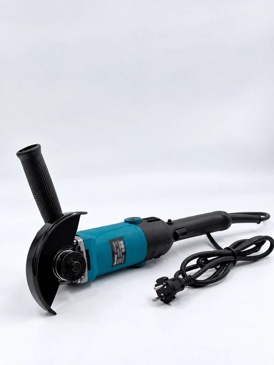 Bolgarka 125mm, 6 tezlikli elektr burchak silliqlash mashinasi, kesish va silliqlash uchun