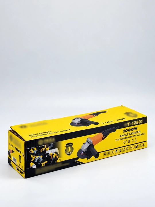 Bolgarka 125mm, 6 tezlikli elektr burchak silliqlash mashinasi, kesish va silliqlash uchun