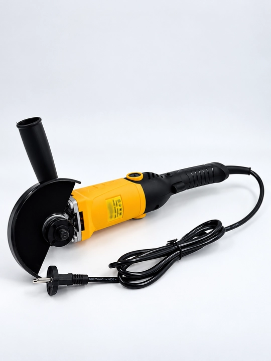 Bolgarka 125mm, 6 tezlikli elektr burchak silliqlash mashinasi, kesish va silliqlash uchun