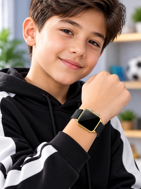 Умные часы Smart Watch с белым ремешком, квадратным экраном, спортрежимом и сном