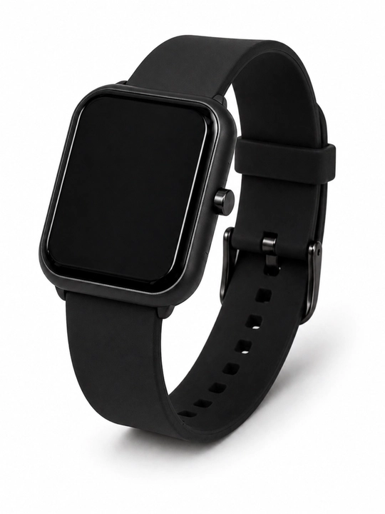 Умные часы Smart Watch с белым ремешком, квадратным экраном, спортрежимом и сном