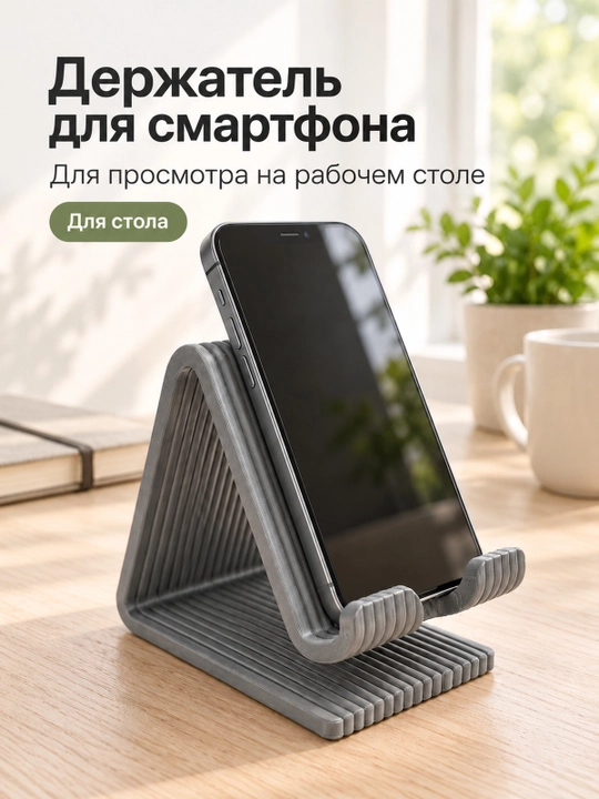 Ish stoli uchun stol usti smartfon ushlagichi
