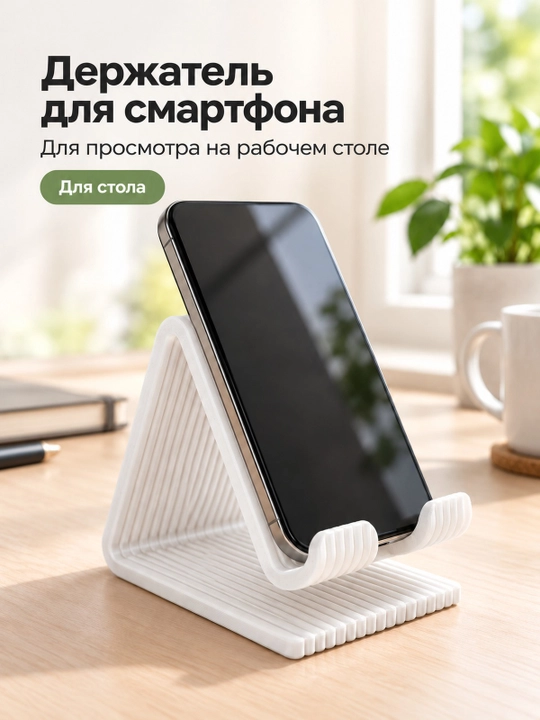 Ish stoli uchun stol usti smartfon ushlagichi