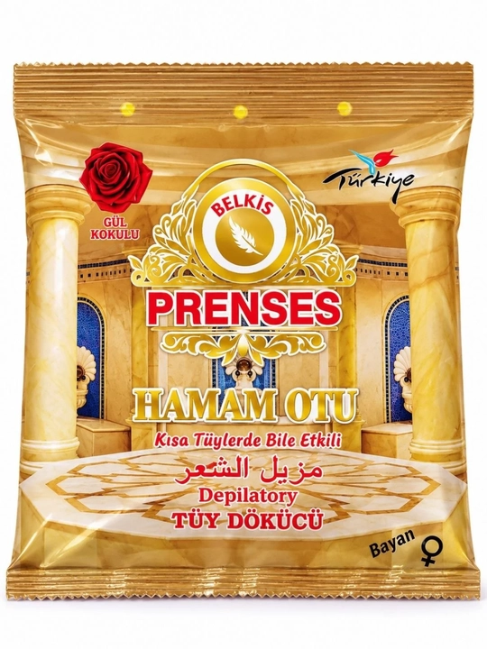 BELKIS PRENSES Tuk Ketkazuvchi depilyatsiya jun tozalovchi Kukun 150 g - 