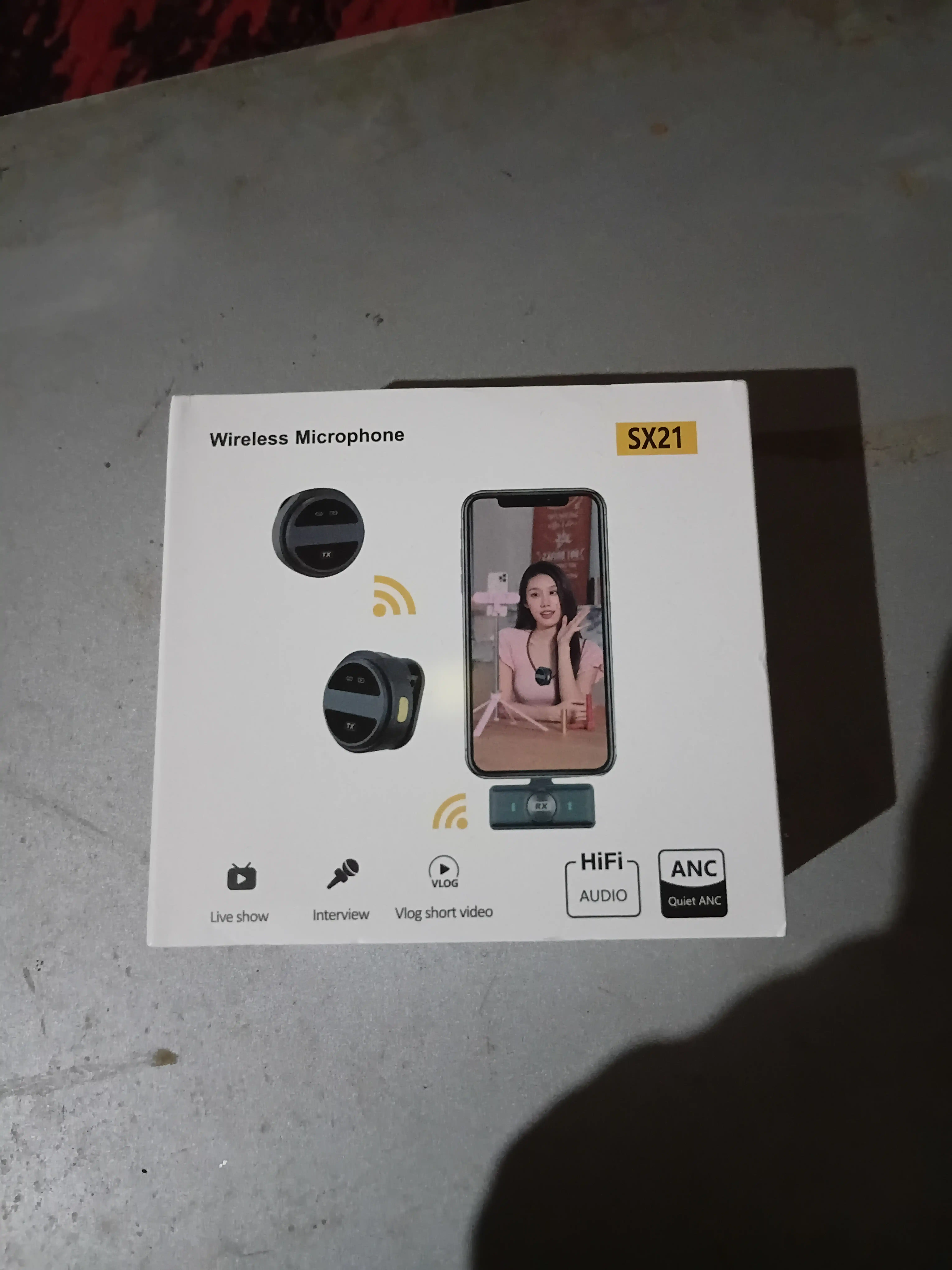 Mikrafon, mikrofon, mini mikrafon, simsiz mikrofon, petlichka, iphone va android uchun,anc