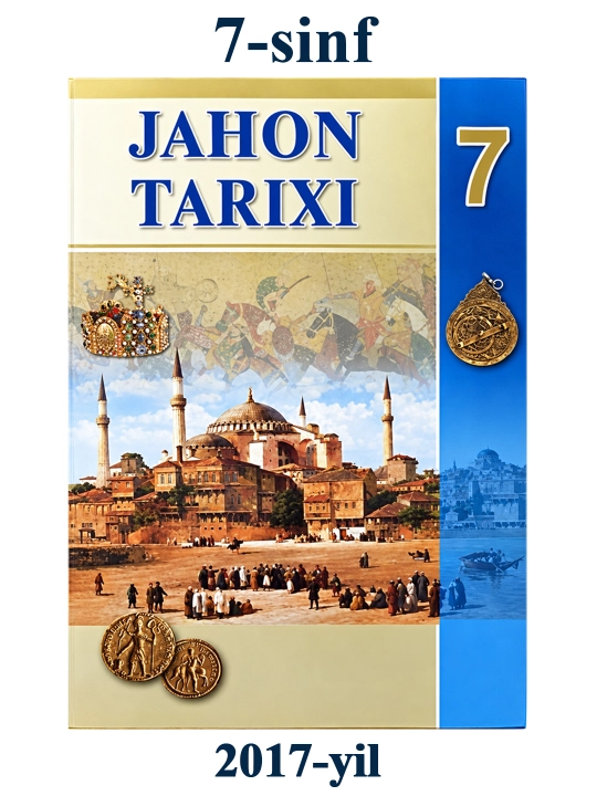 O'zbekiston va Jahon tarixi 6, 7, 8, 9, 10, 11 sinf maktab darsliklari (A5) rangli - 