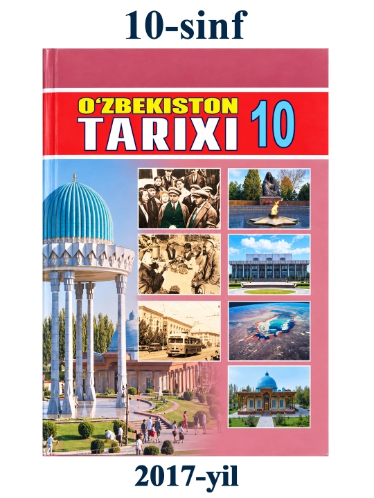 O'zbekiston va Jahon tarixi 6, 7, 8, 9, 10, 11 sinf maktab darsliklari (A5) rangli - 