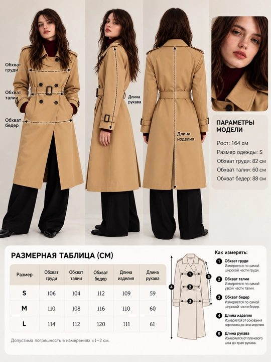 Ayollar trenchi, bahor-kuz, uzun plash, yengil palto