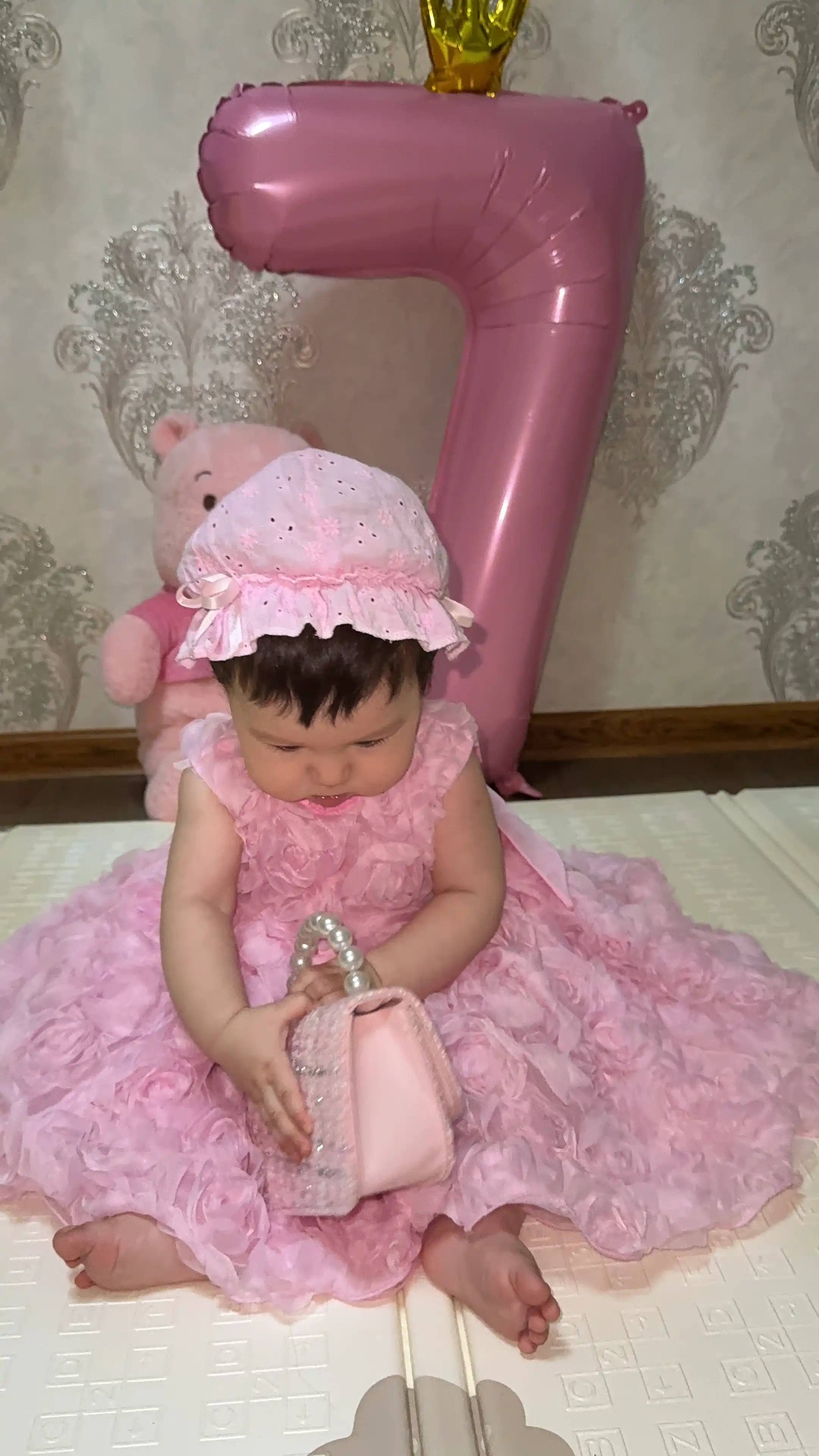 Большие цифровые шары, шары с короной, цифры 0, 1, 2, 3, 4, 5, 6, 7, 8, 9, шары с цифрами