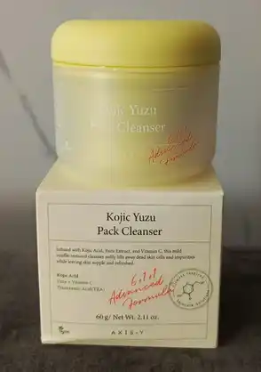 AXIS-Y Kojic Yuzu Pack Cleanser 3 ta 1 da tozalovchi ko‘pikli niqob, 60 g