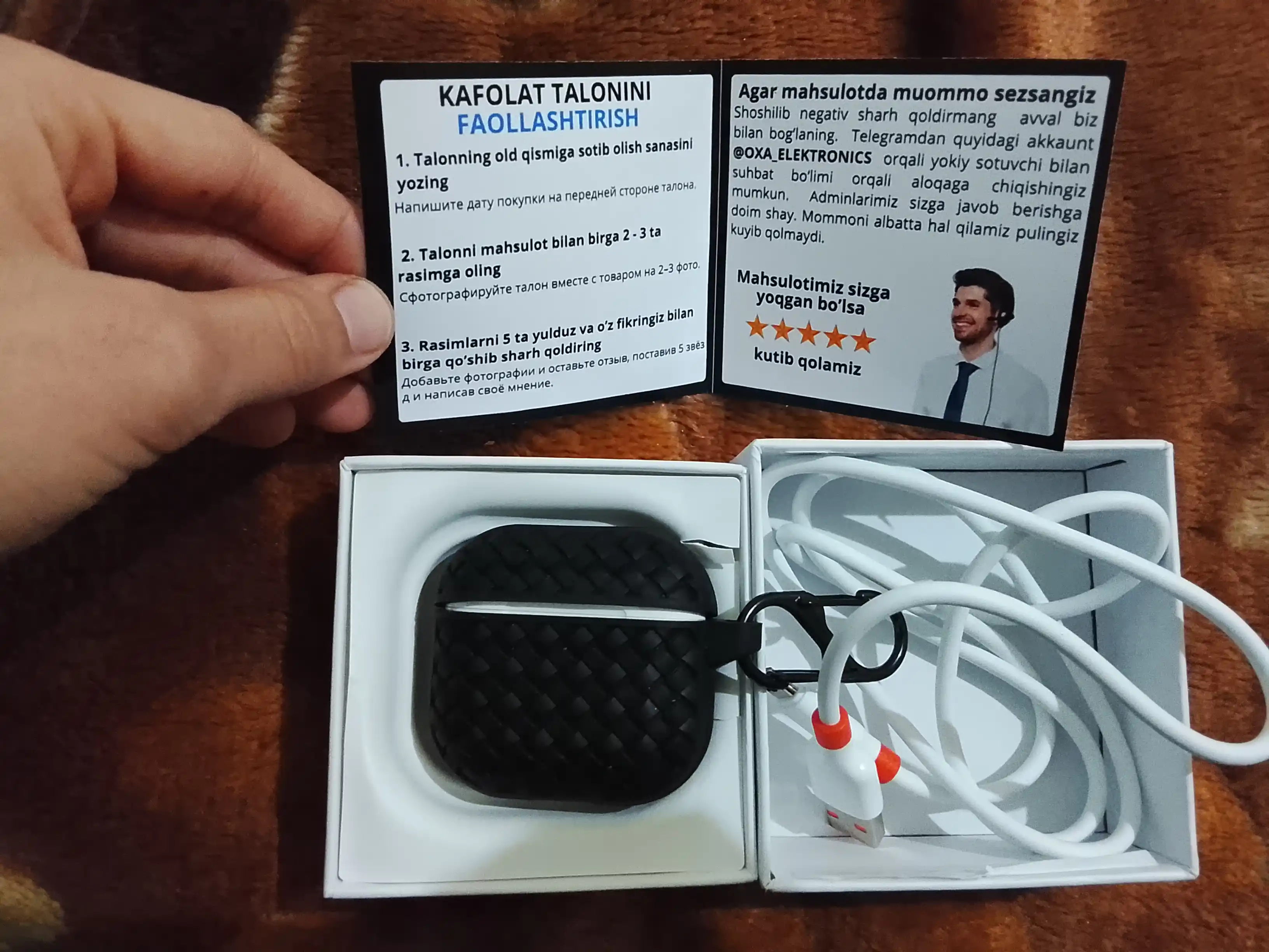 Simsiz quloqchinlar Pods 4, sensorli va blutuz naushniklar, iPhone va Android uchun