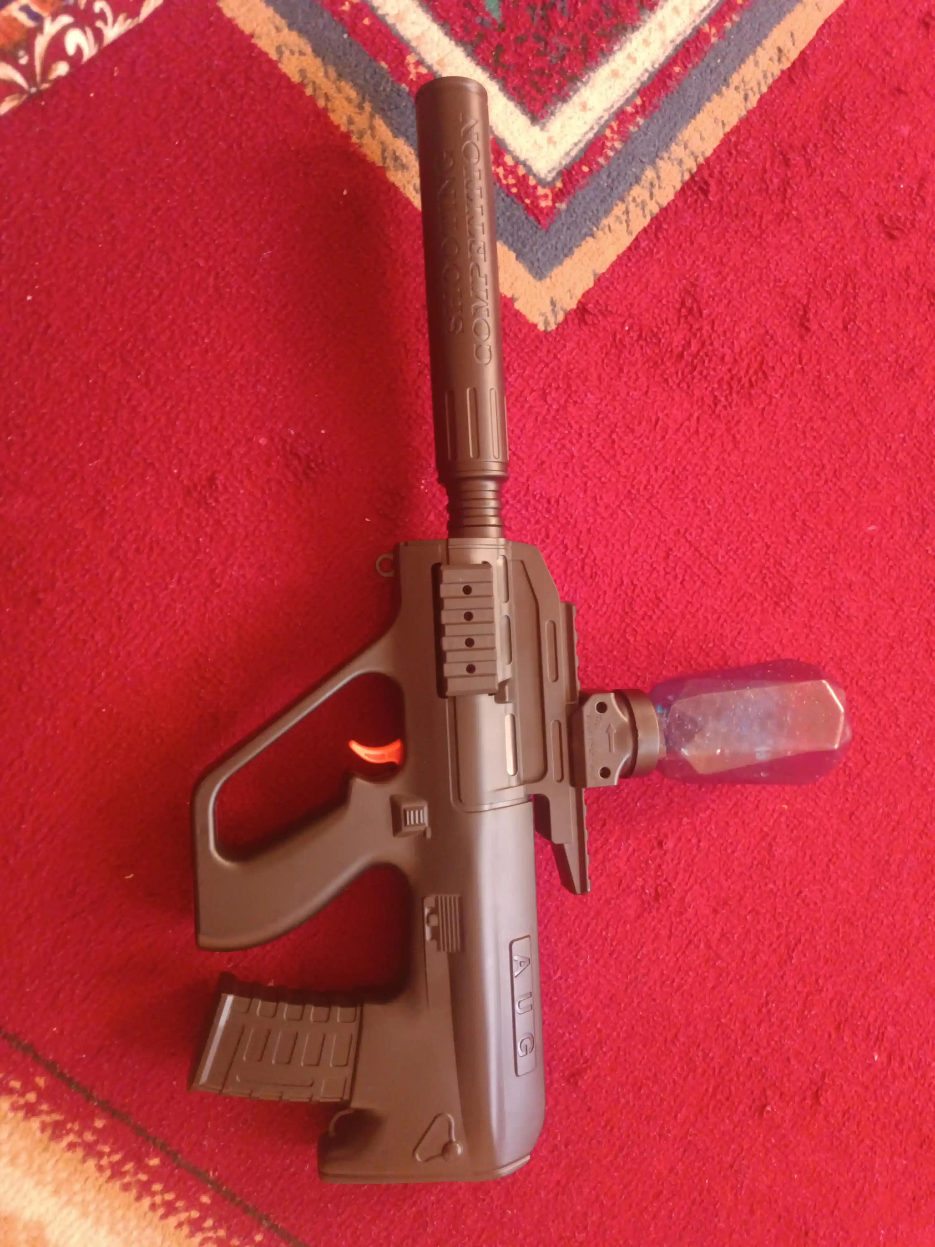 Гелевый автомат с орбизами AK47, MP9, P90, AUG, аккумуляторный бластер для детей
