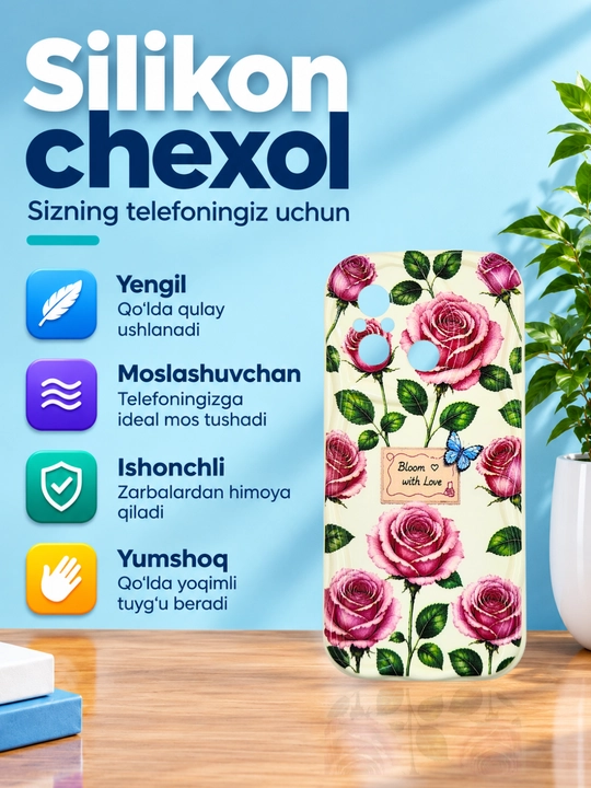 Redmi 12 С smartfoni uchun g'ilof