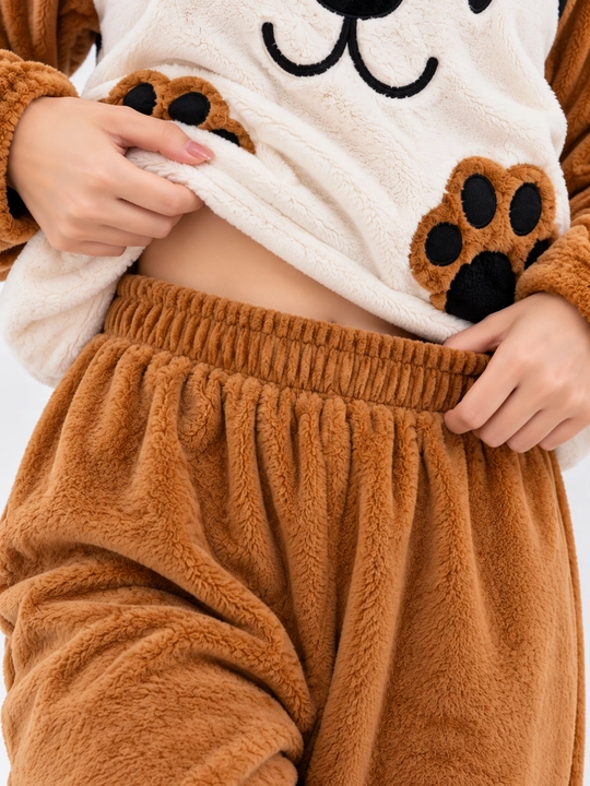 Ayollar va qizlar uchun yumshoq bambuk matoli pijama, uyqu kiyimi
