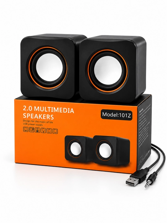 K2066 2.0 LED Kolonkalar RGB yoritishli kompyuter karnayi